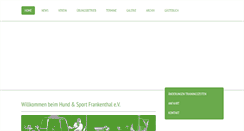 Desktop Screenshot of hundundsport.com